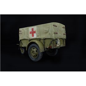 Mini Art 1:35 G-518 US 1T CARGO TRAILER W/CANVAS BEN HUR