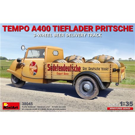 Mini Art 38045 Tempo A400 Tieflader Pritsche