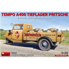 Mini Art 1:35 Tempo A400 Tieflader Pritsche - 3-WHEEL BEER DELIVERY TRACK 