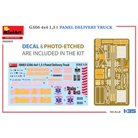 Mini Art 1:35 G506 4X4 1.5T - PANEL DEVILERY TRUCK