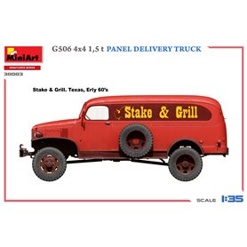 Mini Art 1:35 G506 4X4 1.5T - PANEL DEVILERY TRUCK