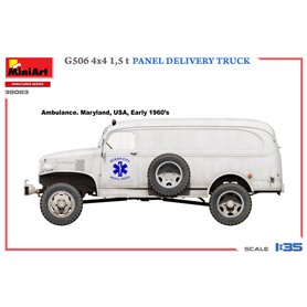 Mini Art 1:35 G506 4X4 1.5T - PANEL DEVILERY TRUCK