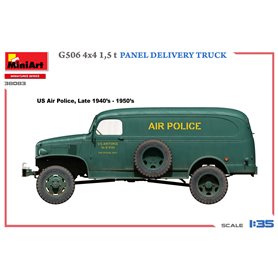 Mini Art 1:35 G506 4X4 1.5T - PANEL DEVILERY TRUCK