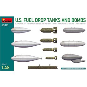 Mini Art 1:48 US FEUL DROP TANKS AND BOMBS