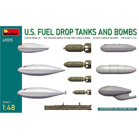 Mini Art 49015 U.S. Fuel Drop Tanks and Bombs