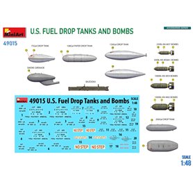 Mini Art 49015 U.S. Fuel Drop Tanks and Bombs