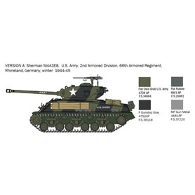 Italeri 1:56 Sherman M4A3E8 FURY