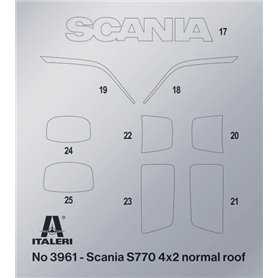 Italeri 1:24 Scania 770S V8 - WHITE CAB