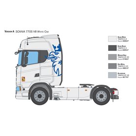 Italeri 1:24 Scania 770S V8 - WHITE CAB