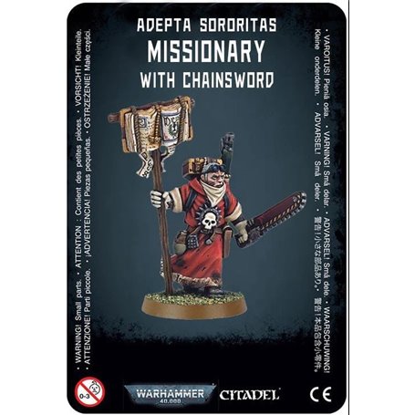 Adepta Sororitas Missionary With Chainsword