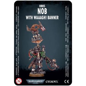 Orks Nob With Waaagh! Banner
