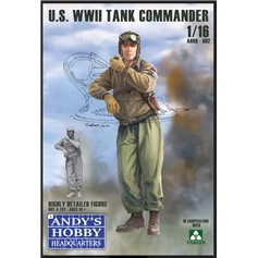 Andys Hobby Headquarters 1:16 US WWII TANK COMMANDER 