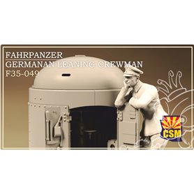 Copper State Models F35-049 Fahrpanzer German Leaning Crewman