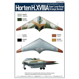 Modelcollect 1:72 Horten H.XVIIIA - SUPER LONG-RANGE TACTICAL BOMBER