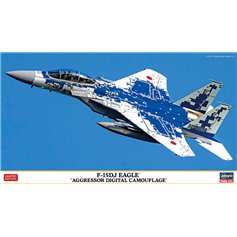 Hasegawa 1:72 F-15DJ Eagle - AGGRESSOR DIGITAL CAMOUFLAGE - LIMITED EDITION