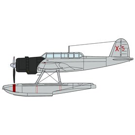 Hasegawa 02455 Aichi E13A1 Type Zero (Jake) Model 11 'Kimikawamaru' w/Catapult