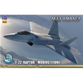 Hasegawa SP571-52371 Ace Combat 7 Skies Unknown F-22 Raptor "Mobius 1 (IUN)"