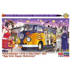 Hasegawa 1:24 Volkswagen Type 2 Delivery Van - EGG GIRLS HAPPY HALLOWEEN - LIMITED EDITION