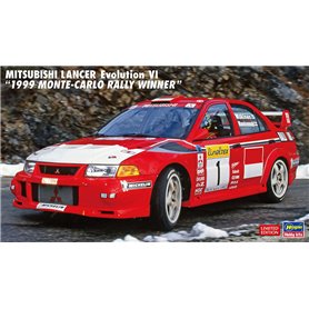 Hasegawa 20666 Mitsubishi Lancer Evolution VI "1999 Monte-Carlo Winner"