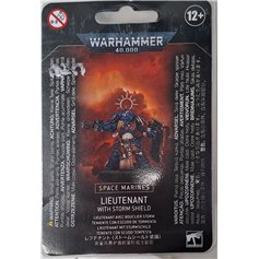 Space Marines Lieutenant With Storm Shield