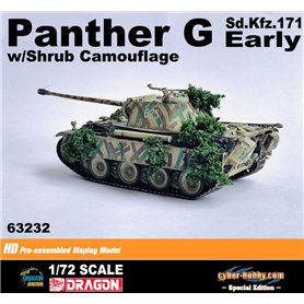 Dragon ARMOR 1:72 Pz.Kpfw.V Panther Ausf.G - EARLY W/SHRUB CAMOUFLAGE