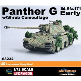 Dragon ARMOR 1:72 Pz.Kpfw.V Panther Ausf.G - EARLY W/SHRUB CAMOUFLAGE