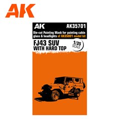 AK Interactive 1:35 Masks for FJ43 SYV WITH HARD TOP 