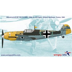 Wingsy Kits D5-10 German WWII Fighter Messerschmitt Bf 109 E-4 1/48