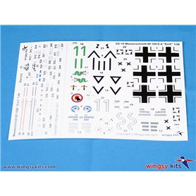 Wingsy Kits D5-10 German WWII Fighter Messerschmitt Bf 109 E-4 1/48