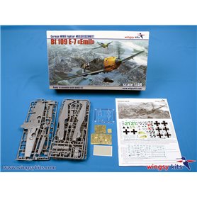 Wingsy Kits D5-11 German WWII Fighter Messerschmitt Bf 109 E-7 1/48