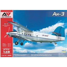A&amp;A Models 1:48 Antonov An-3 - LIGHT MULTI-PURPOSE AIRCRAFT