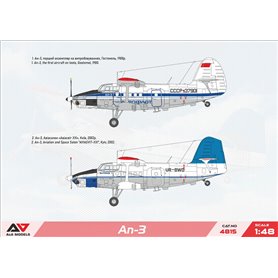 A&A Models 1:48 Antonov An-3 - LIGHT MULTI-PURPOSE AIRCRAFT