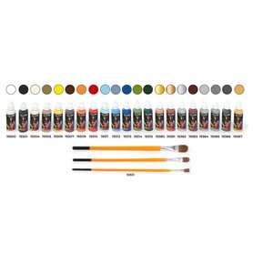 OcCre 90548 Complete Paint Pack with Brushes
