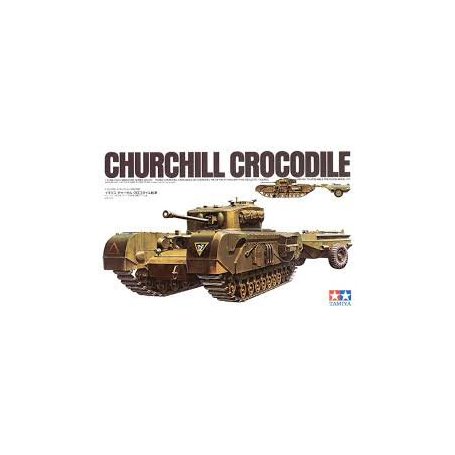 Tamiya 1:35 Churchill Crocodile w/trailer