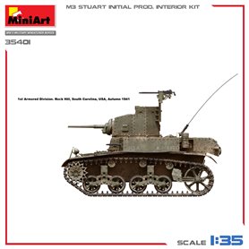 Mini Art 1:35 M3 Stuart - INITIAL PRODUCTION - INTERIOR KIT