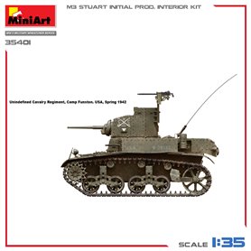 Mini Art 1:35 M3 Stuart - INITIAL PRODUCTION - INTERIOR KIT