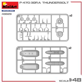 Mini Art 1:48 Republic P-47D-30RA Thunderbolt - ADVANCED KIT