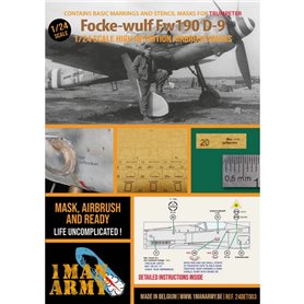 1 Man Army 24DET003 Focke-Wulf Fw190 D-9 for Trumpeter