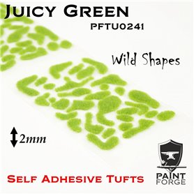 Paint Forge Kępki kwiatów JUICY GREEN - WILD SHAPES - 2mm