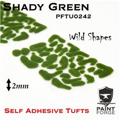 Paint Forge Kępki kwiatów SHADY GREEN - WILD SHAPES - 2mm