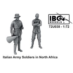 IBG 1:72 ITALIAN ARMY SOLDIERS IN NORTH AFRICA - 3D PRINTS 