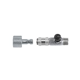 Sparmax 41200354 Quick Disconnect Set (Male, 1/8" Fitting QD with Air Control Valve Set, Female Socket, 1/8" Fitting)