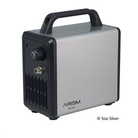 Sparmax 1MSS Arism Mini - Mini Air Compressor (Star Silver) with 2 m Hose