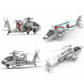 Takom 1:35 AH-64E Apache Guardian - ATTACK HELICOPTER