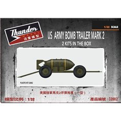 Thunder Model 1:32 US ARMY COMB TRAILER MARK 2 - 2 KITS IN THE BOX 