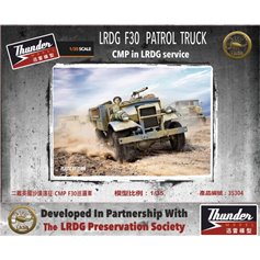 Thunder Model 1:35 LRDG F30 PATROL TRUCK CMP IN LRDG SERVICE 