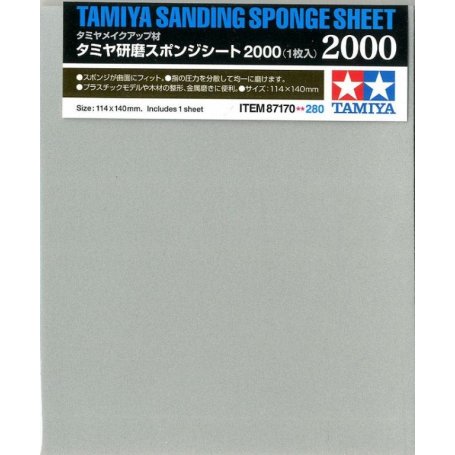 G?bka ?cierna TAMIYA Sanding Sponge 2000