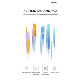 DSPIAE PT-SP04 Acrylic Sanding Pad Set 3 pcs