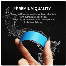 DSPIAE DSP-1500 Reusable Self-Adhesive Sandpaper 75 x 25 mm 10 pcs