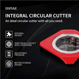 DSPIAE PT-C Integral Stepless Circular Cutter